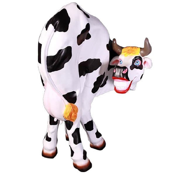 funny Cow statue
