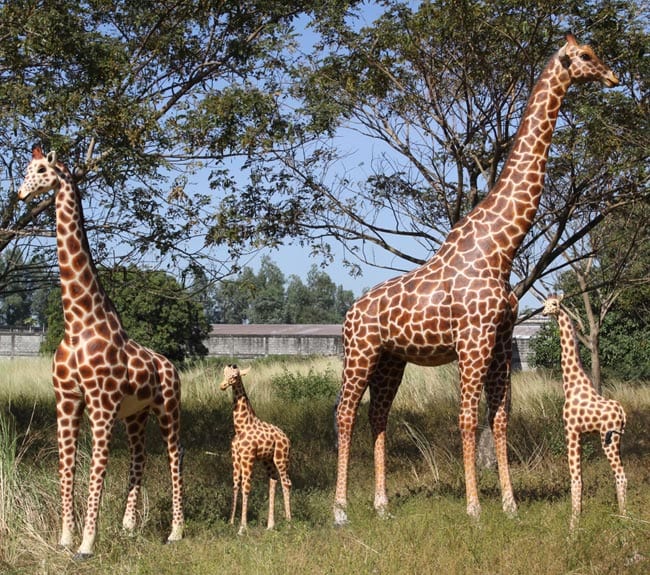 giraffe figurines - sculpture art for sale