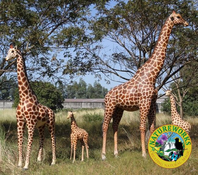 giraffe figurines - sculpture art for sale