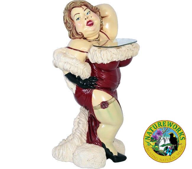 life like Waitress Bordello Lady Statue ft
