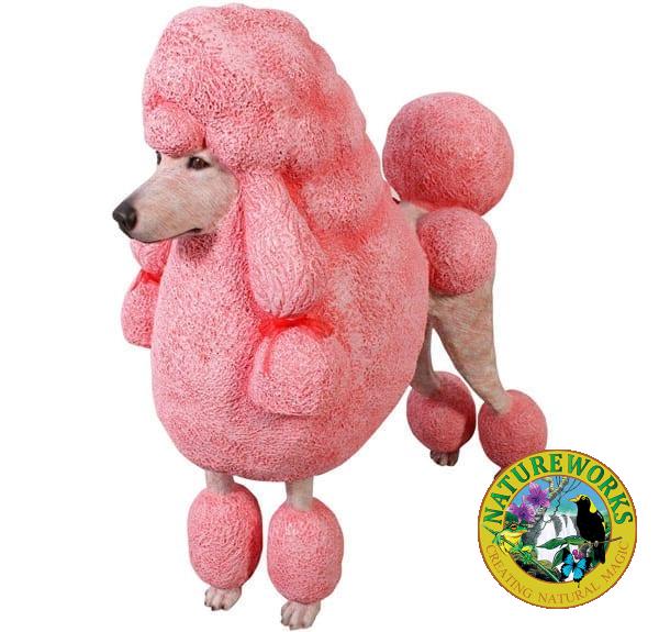 life size Poodle dog Statue