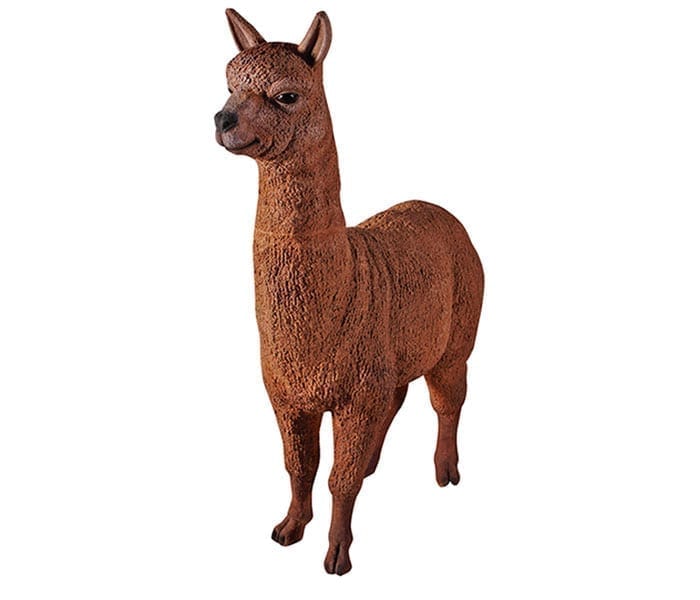 lifesize fibreglass Alpaca