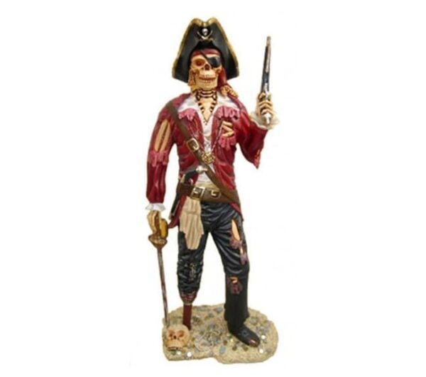 lifesize pirate skeleton Statue