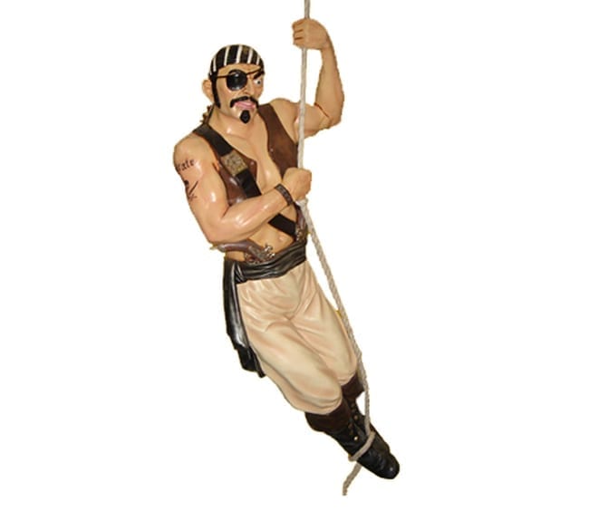 pirate on rope