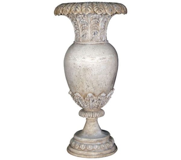 roman stone Floral Oviform Vase RS