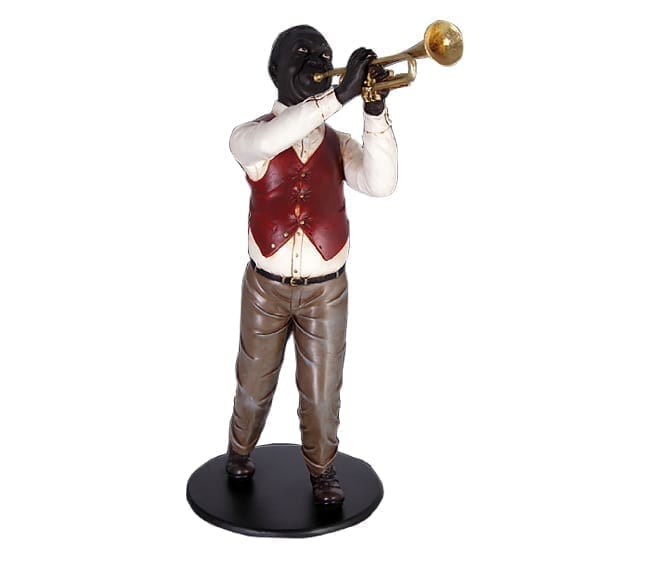 statue Trumptet Player