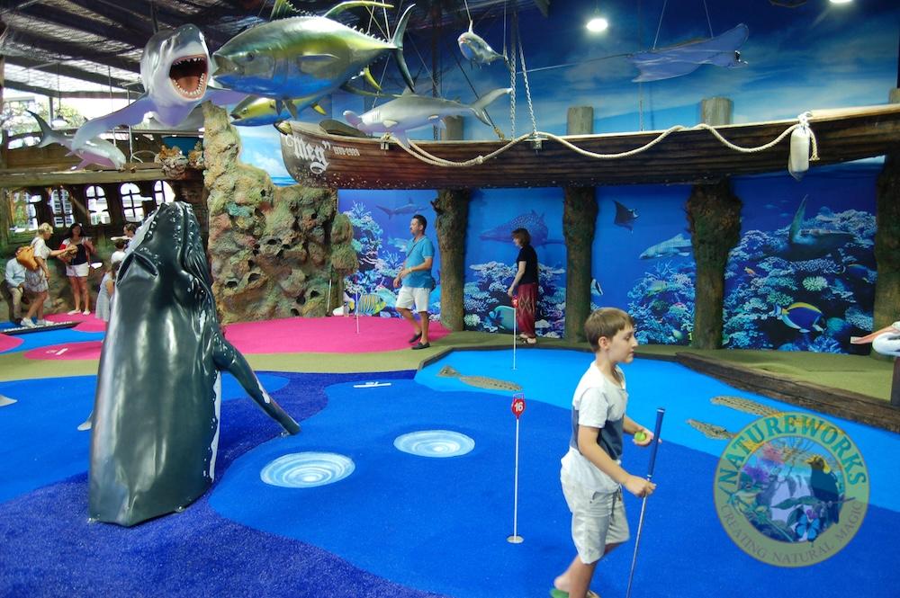 Natureworks Australia Undersea Putt & Play marine and pirate mini-golf