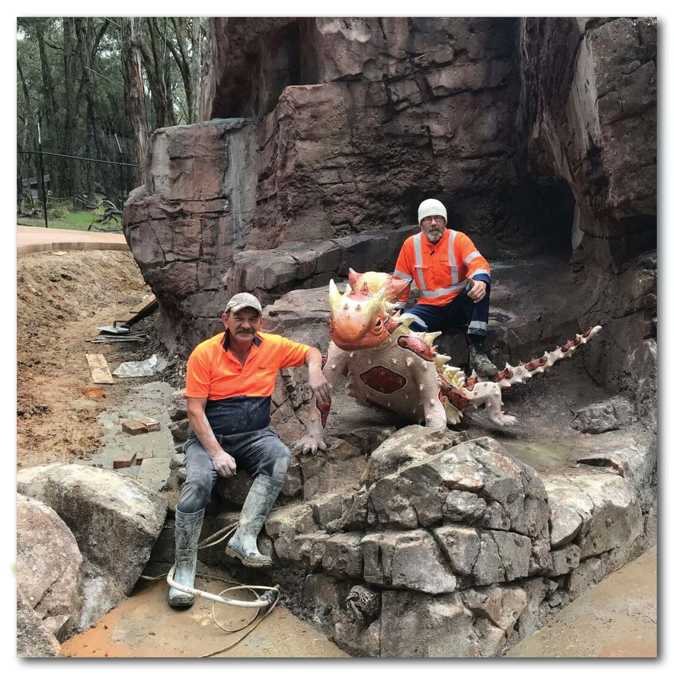 Giant Thorny Devil lizard - construction