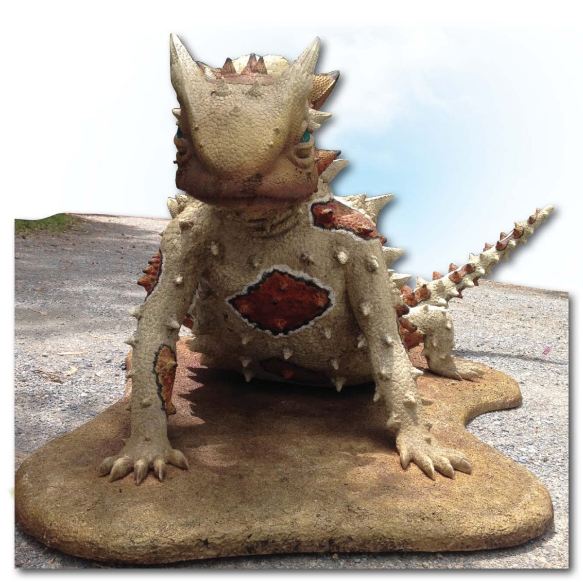 Natureworks Australia Animals Reptiles Lizards Thorny Devil on Base Product Image V px px