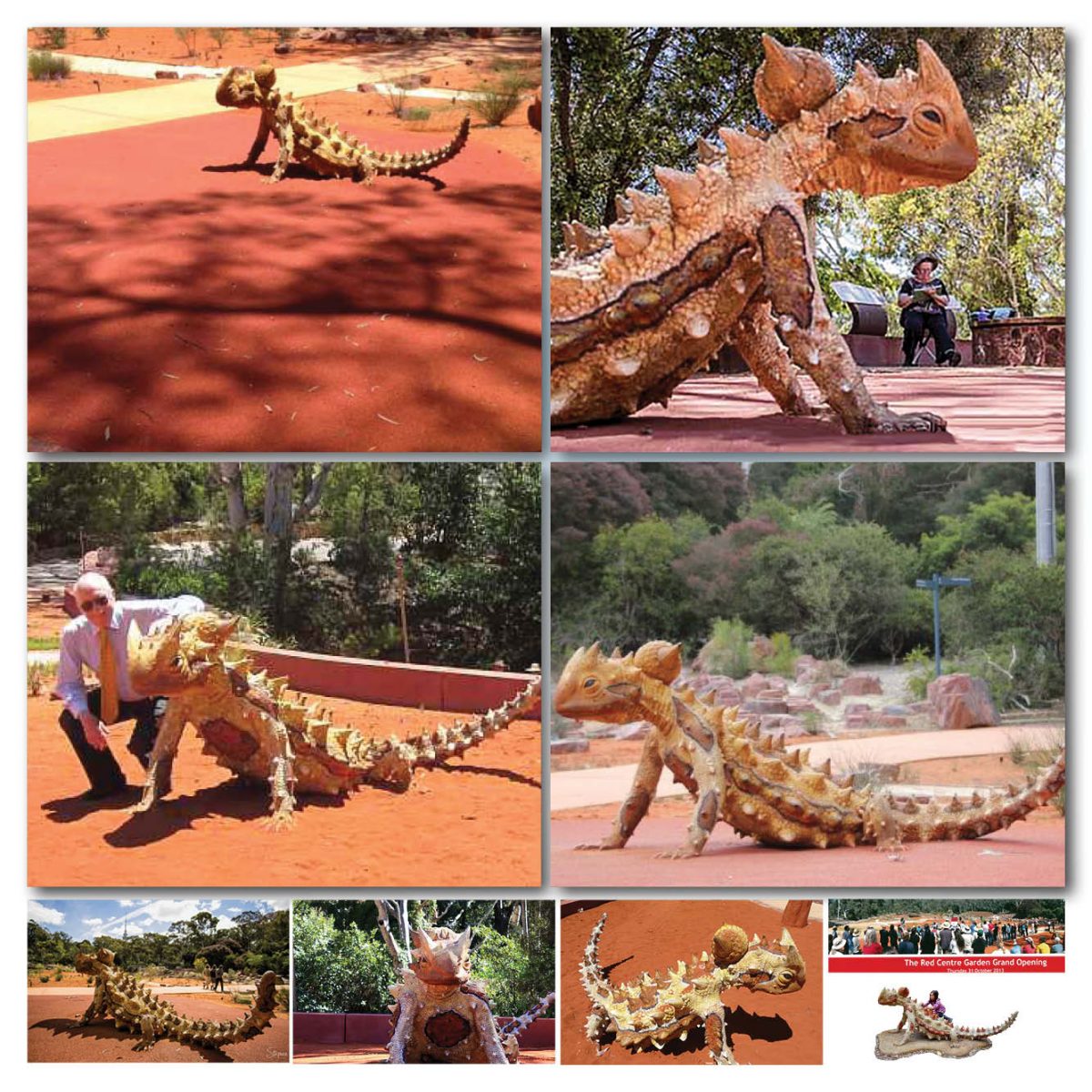 Natureworks Australia Animals Reptiles Lizards Thorny Devil on Base Product Image V px px