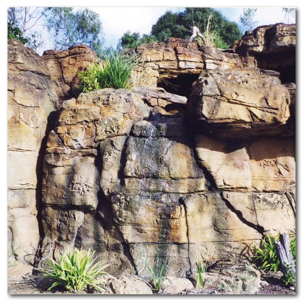 Artificial Rockwork Concrete Rockwork Dreamtime Cultural Centre Rockhampton facade Product Image  px px