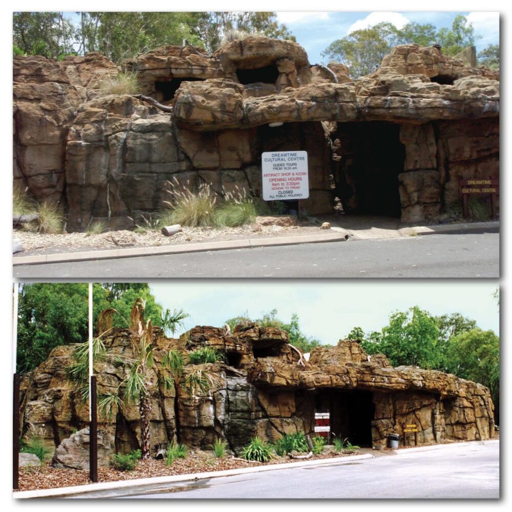 Concrete Rockwork Dreamtime Cultural Centre