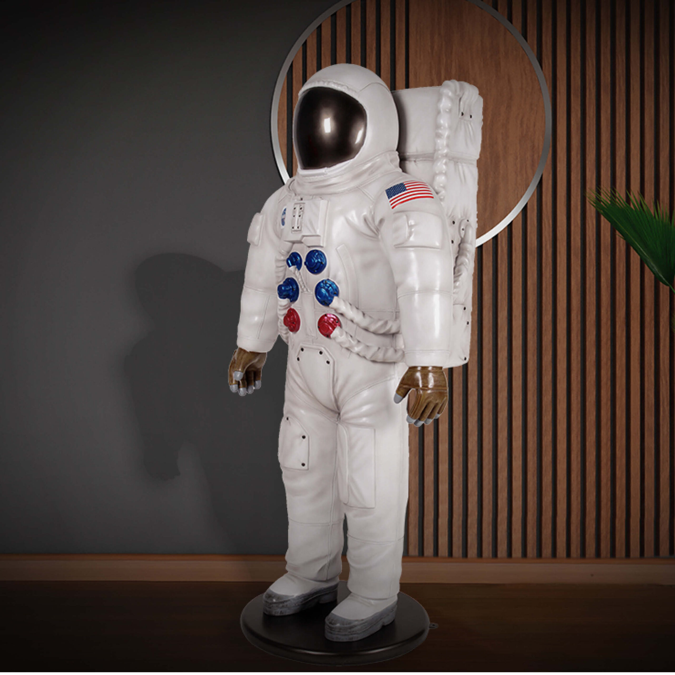 Natureworks Australia Astronaut 6ft standing pose - includes base plate.SKU: 180011- shown inside