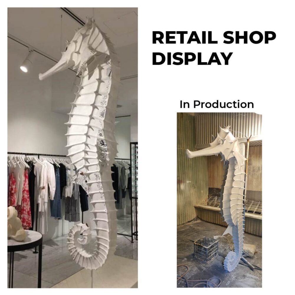 Big Things Marine Life Giant Seahorses in workshop Product Gallery px px