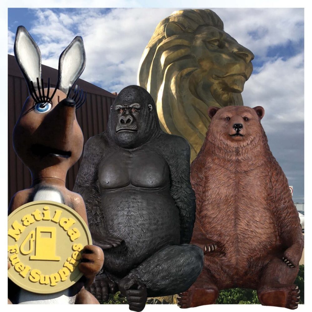 Larger Than Life Size Mammals