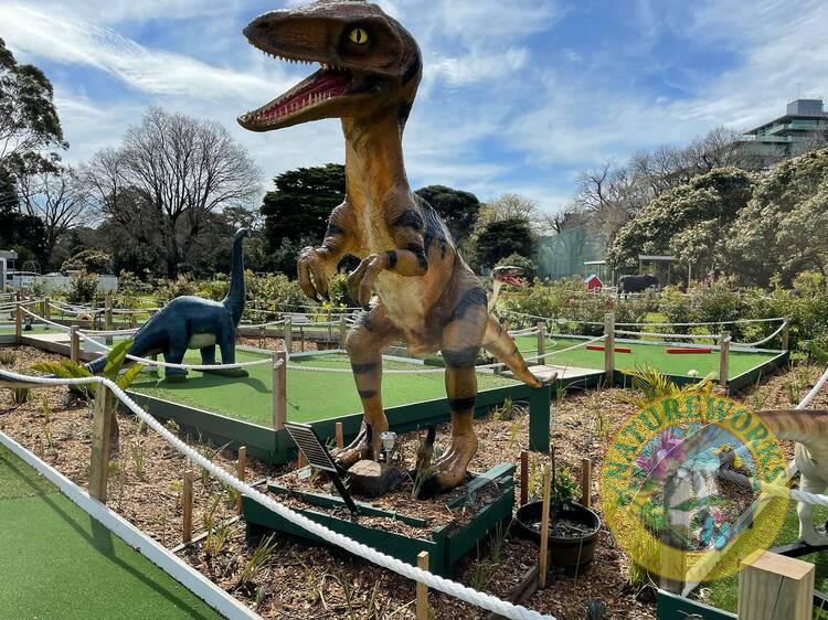 Natureworks Australia Dinosaur at Melborne mini-golf