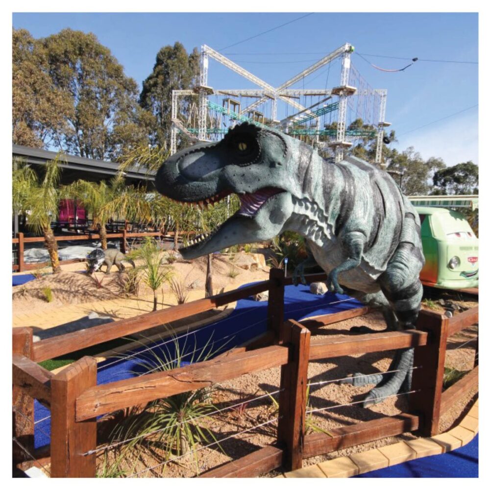 Mini Golf Theming Mini Golf Traralgon Big  Caravan Park Dinosaur Gallery  px px
