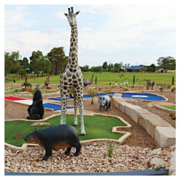 Safari Mini Golf Theming Putt Play Pittsworth Residential backyard Product Gallery