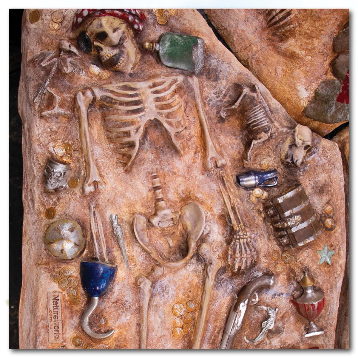 Natureworks Australia Playground Theming Pirate Play Pirate Dig X marks the spot Product Image px px