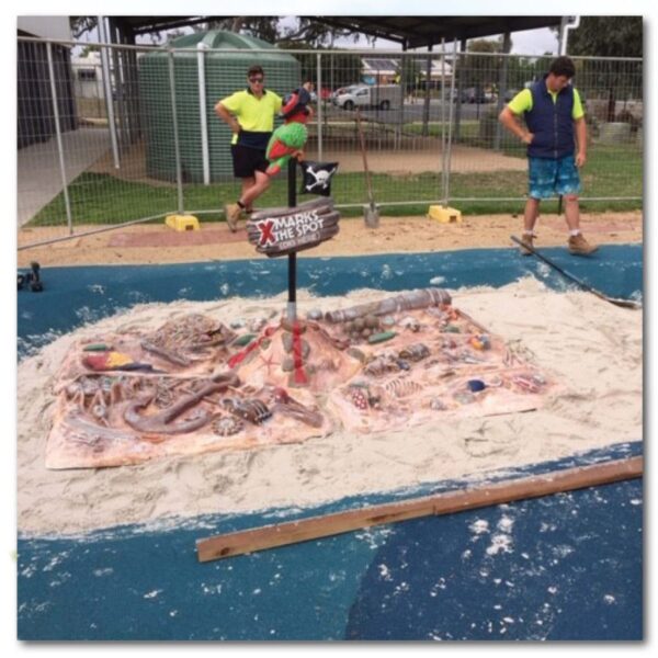 Playground Theming Pirate Play Pirate Dig X marks the spot Product Image  px px