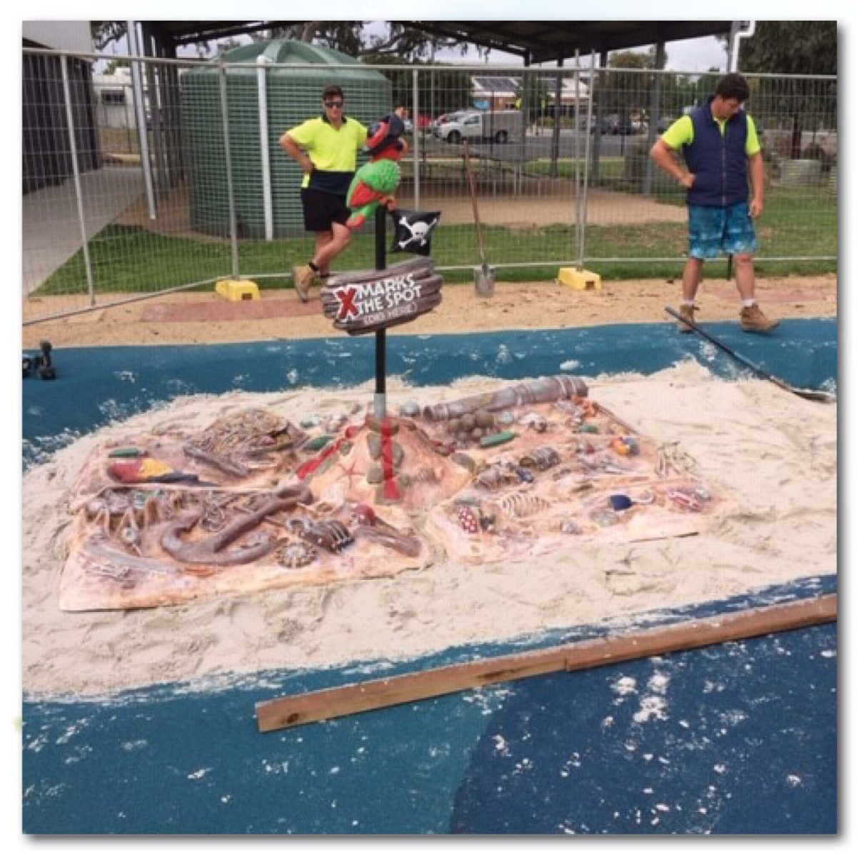 Natureworks Australia Playground Theming Pirate Play Pirate Dig X marks the spot Product Image px px