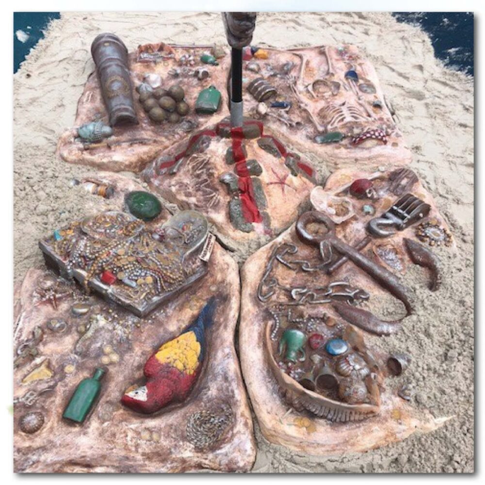 Playground Theming Pirate Play Pirate Dig X marks the spot Product Image  px px