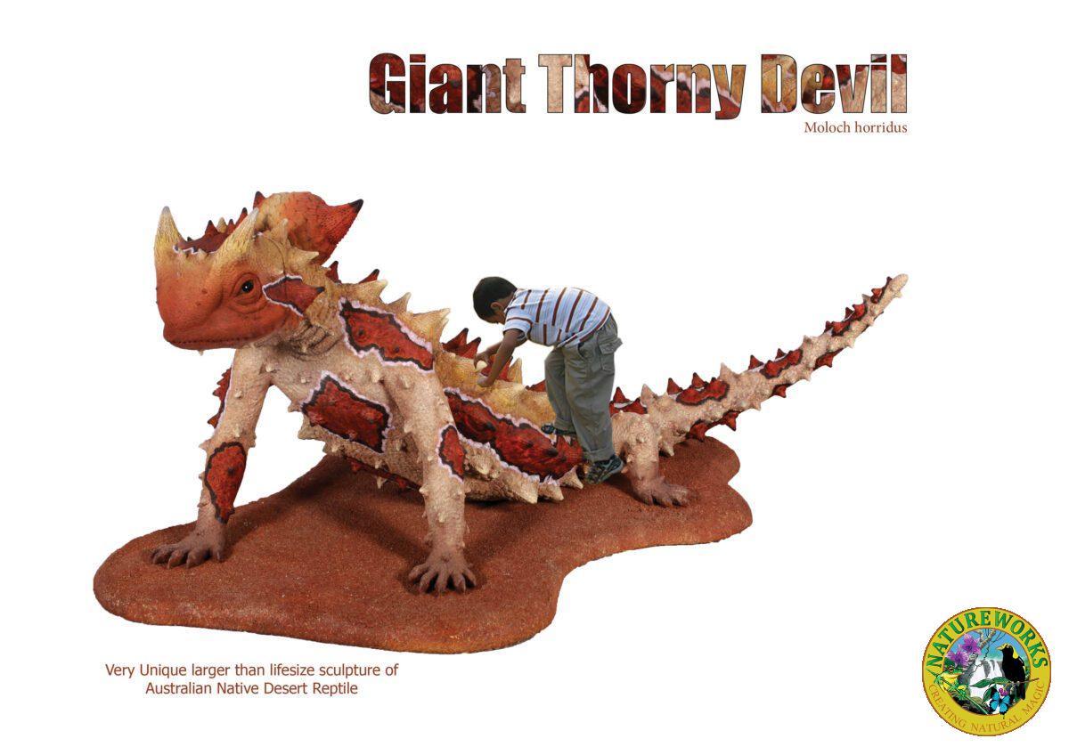 Natureworks Australia Thorny Devil - Giant - Climb and play structure Certification available - SKU 130012Base