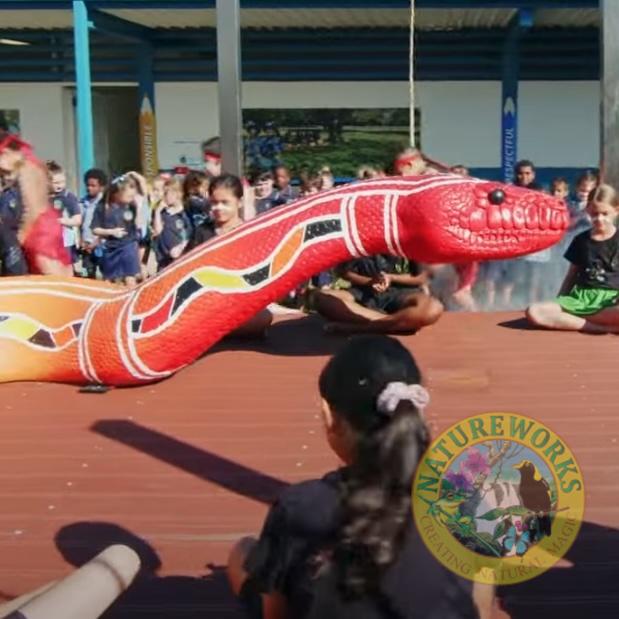 Natureworks Australia Rainbow serpent at Weir State School