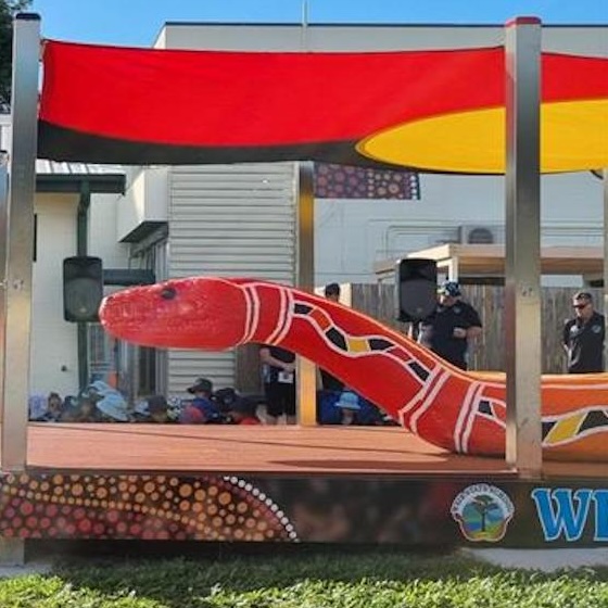 Natureworks Australia Rainbow serpent at Weir State School