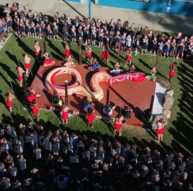 Natureworks Australia Rainbow serpent at Weir State School