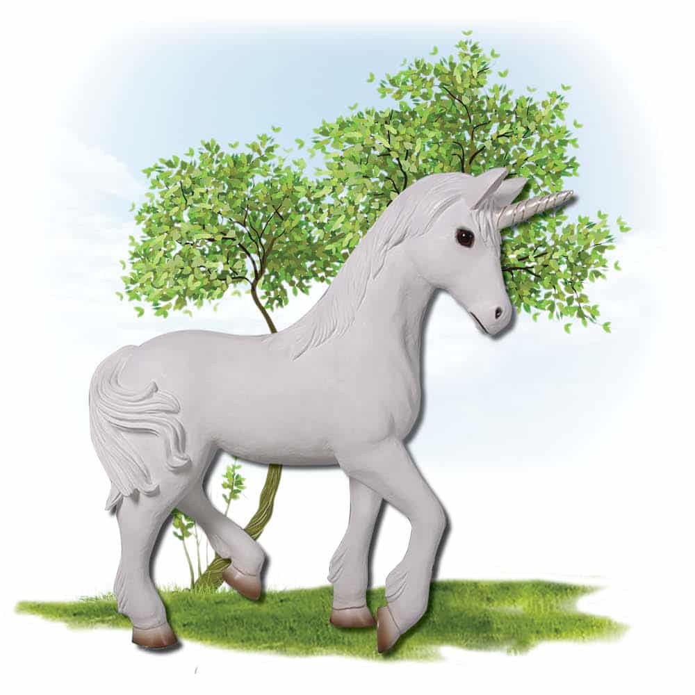 UnicornFoalstandingstatue Allwhiteversionphoto