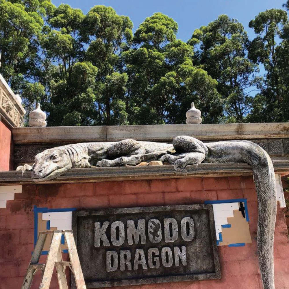 Natureworks Australia KomodoDragon TailHanging Large Insitu