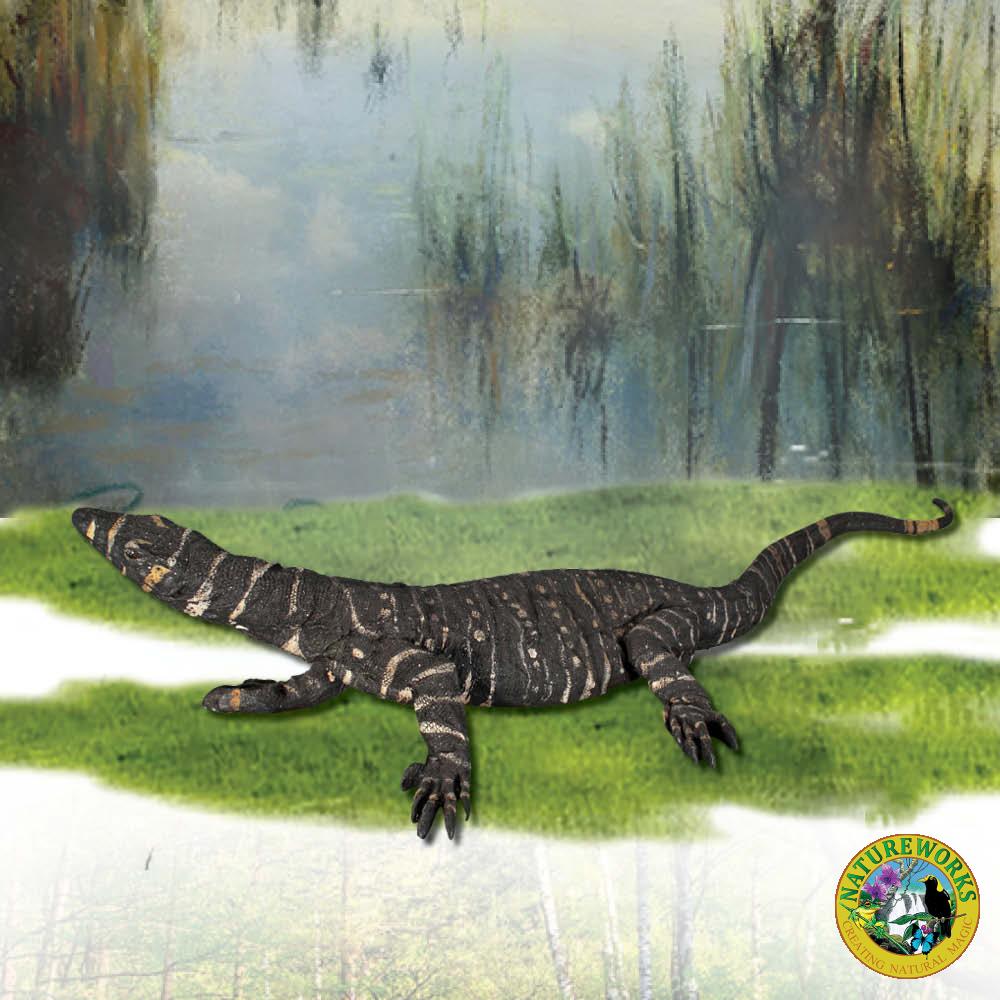 LaceMonitor HorizontalMountsculpture