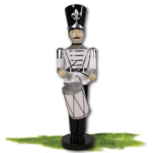 ChristmasToySoldierwithDrum ft Blue&Red Christmasdisplayprop