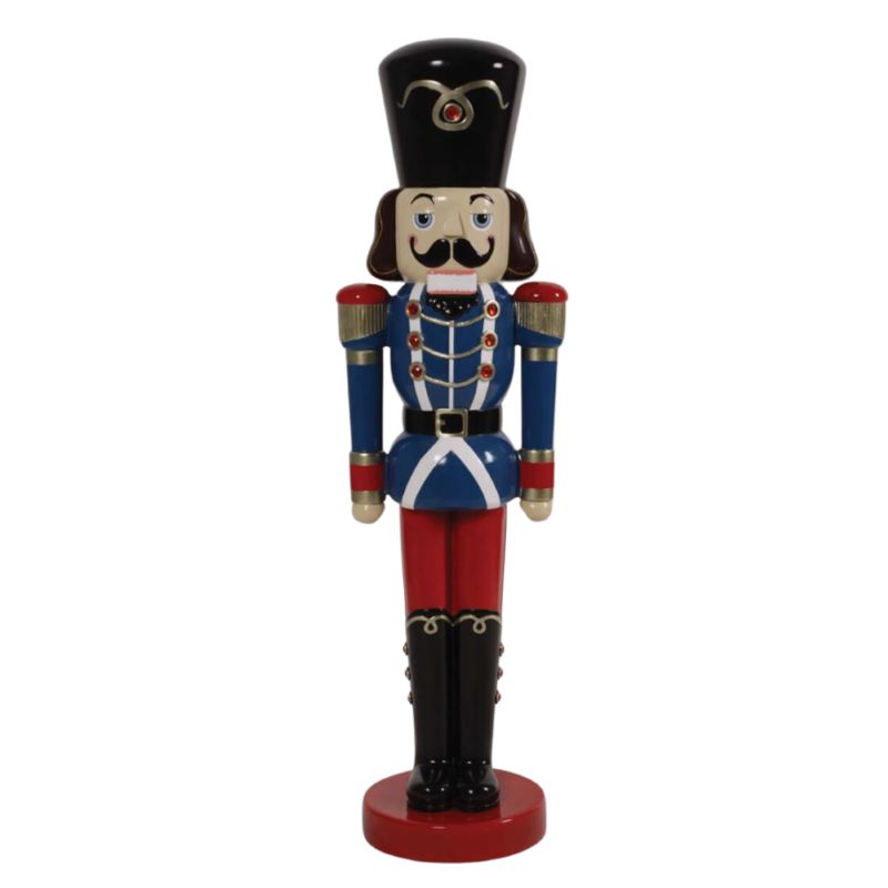 nutcracker soldier 4ft blue red