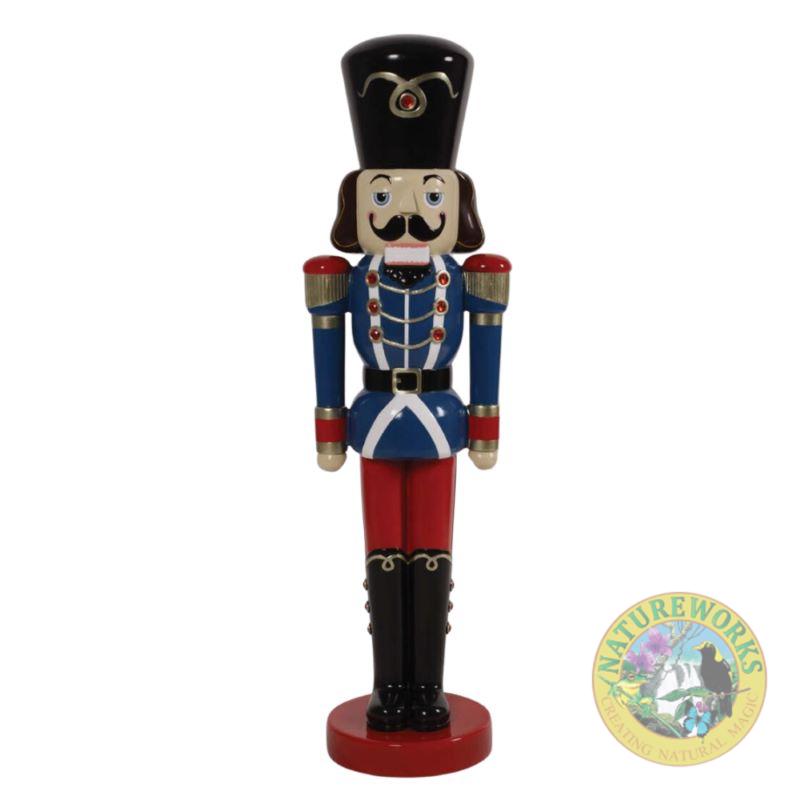 nutcracker soldier 4ft blue red