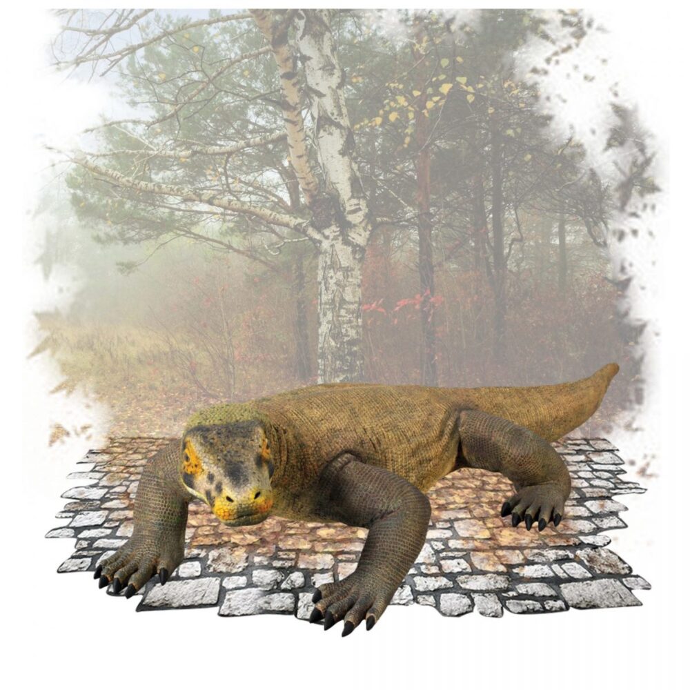 KomodoDragon SmallversionDsculpture