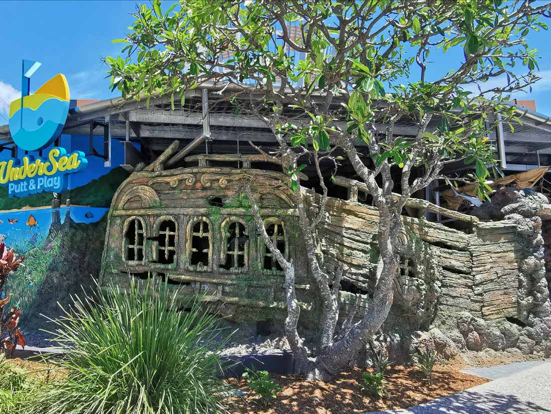 Natureworks Australia Pirate ship facade