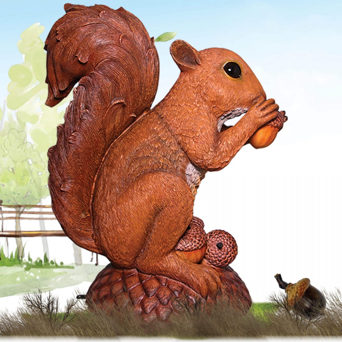 Natureworks Australia the Enormous squirrel statue