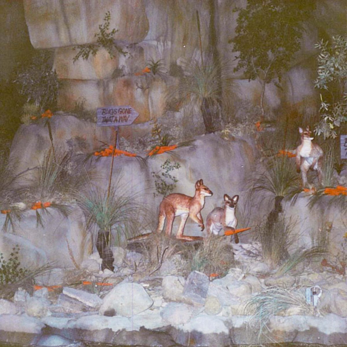 Natureworks Australia Movie World Looney Tunes Boat Ride Cave showing Exhibit Bugs gone that way scaled