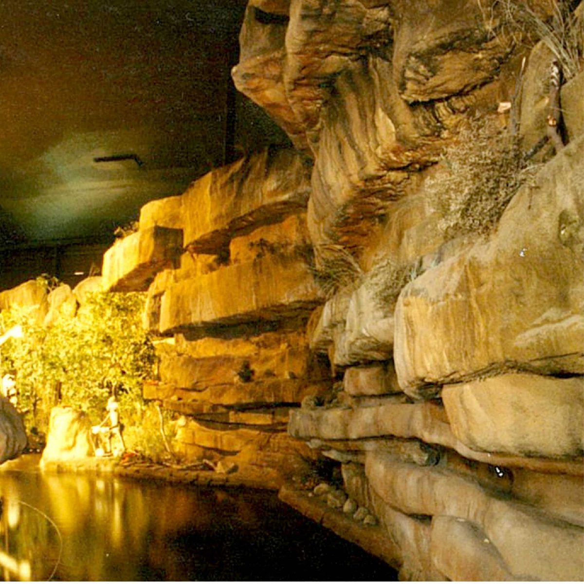 Natureworks Australia Movie World Looney Tunes Boat Ride Cave showing rockwork scaled