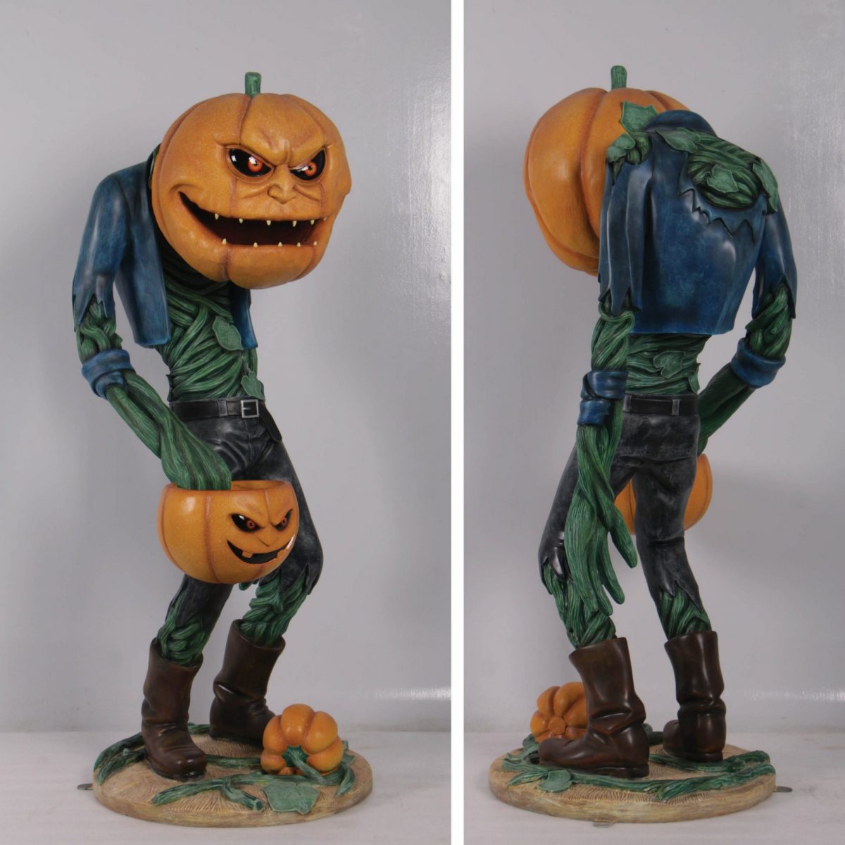 Natureworks Australia Scary Pumpkin Man with Candy Holder– photo