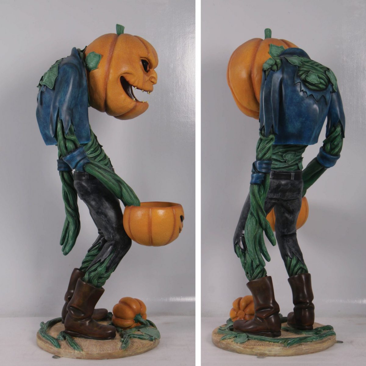 Natureworks Australia Scary Pumpkin Man with Candy Holder–photo