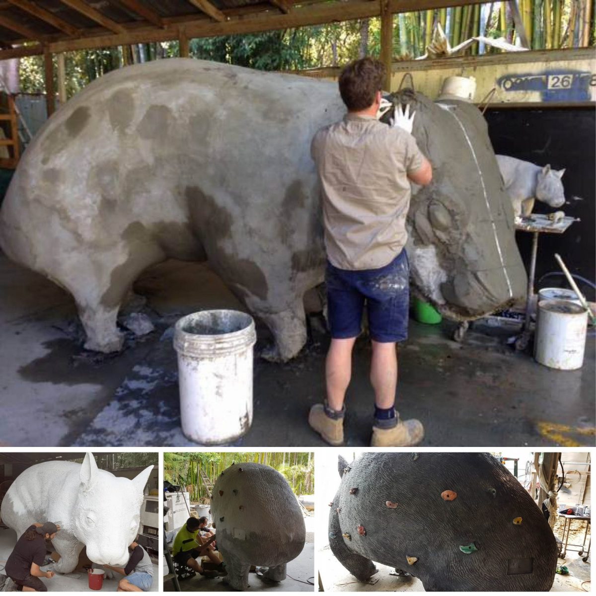 Natureworks Australia GiantWombat capturestheheartofthecommunityinthetownofThallon