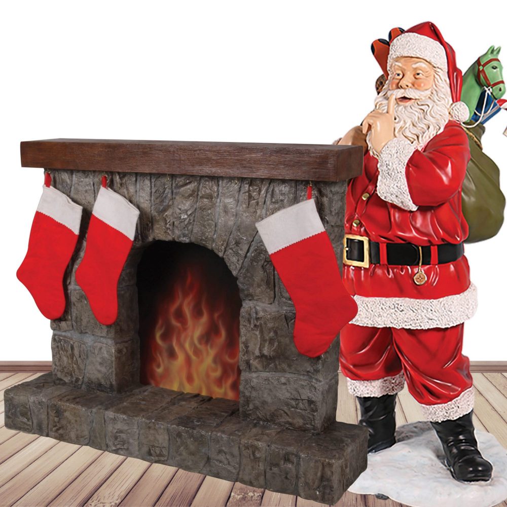 Christmas Fireplace Stocking Holder