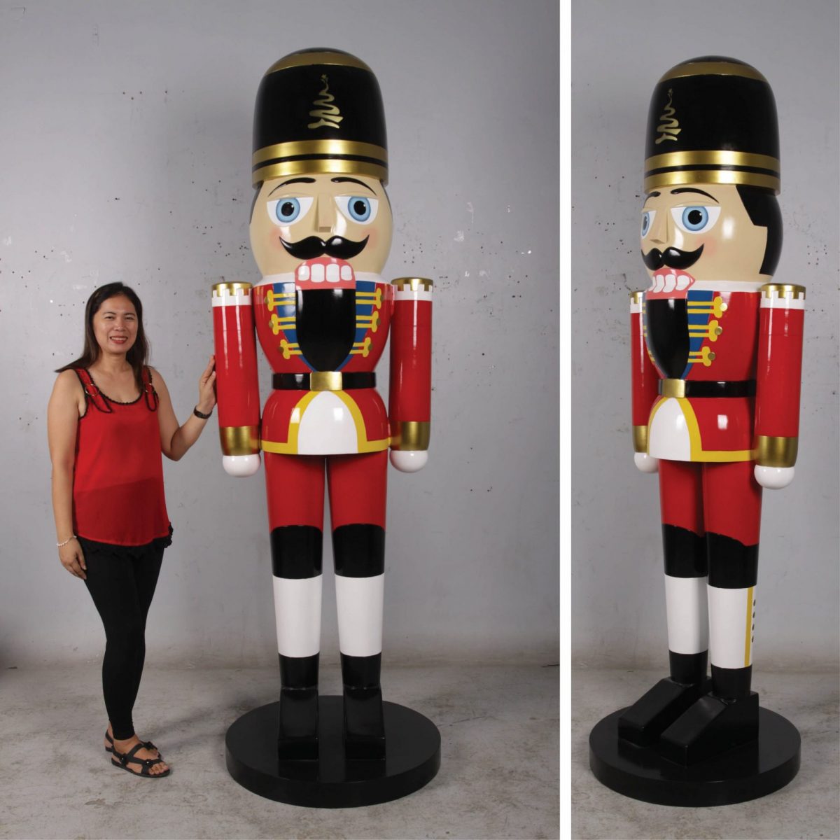 Natureworks Australia Nutcracker Guard stands 8ft tall – Fantastic traditional Christmas decoration