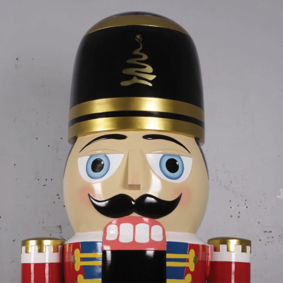 Natureworks Australia Nutcracker Guard stands 8ft tall – BLUE - Fantastic traditional Christmas decoration