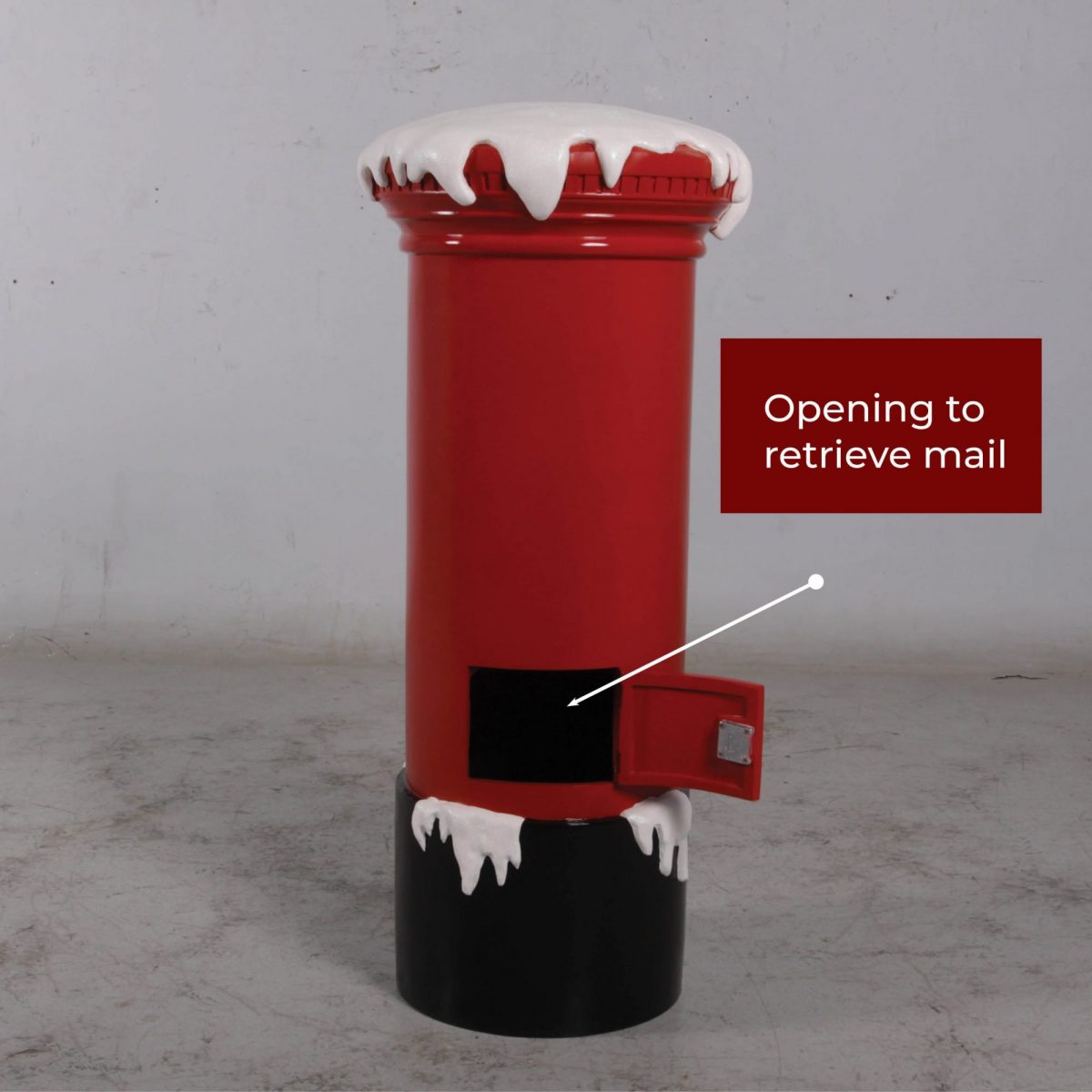 Natureworks Australia Christmas - Santas Mail box small Rear View - 100cm