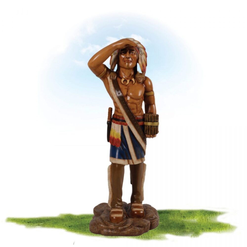 American native tobacco Indian statue – traditional shop signage