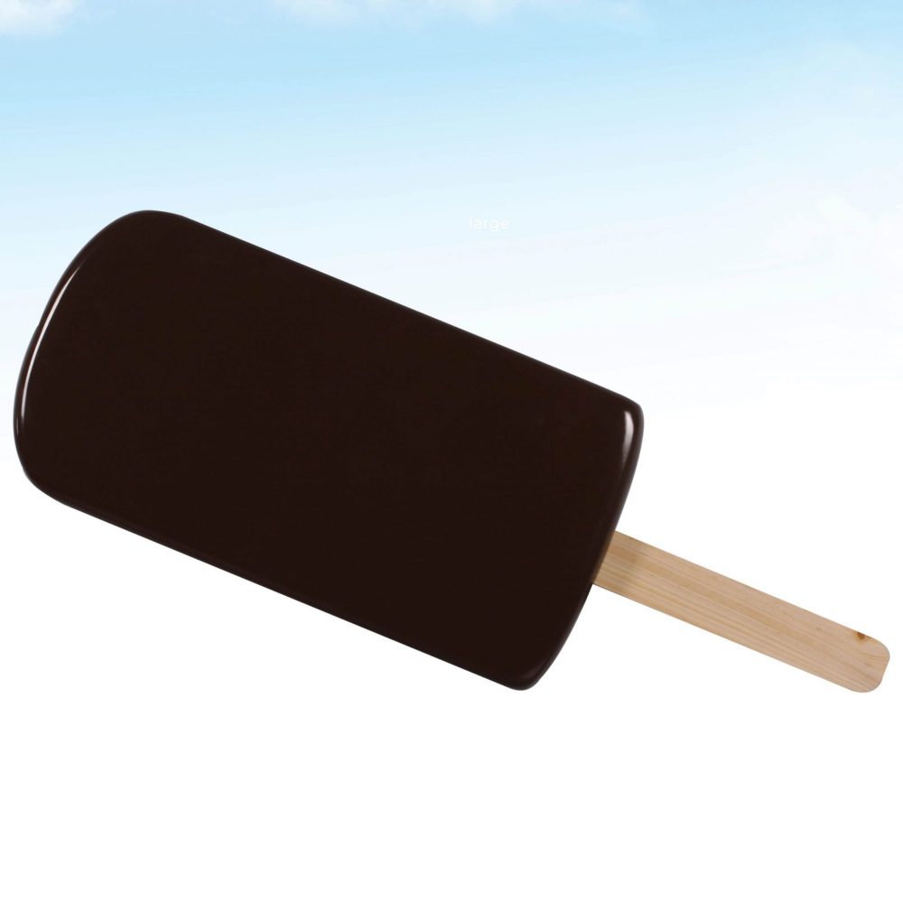Yummy – chocolate-coated ice cream popsicle – 130cm high – wall décor with brackets